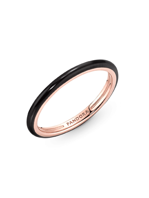 Pandora ME Black Enamel Ring - Image 4