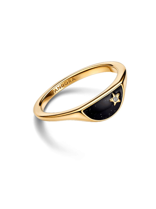 Pandora ME Halved Enamel Signet Ring - Image 4