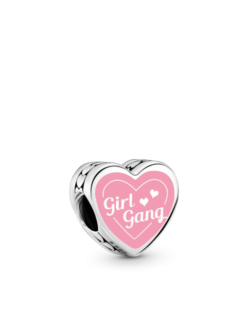 Engravable Girl Gang Heart Charm - Image 2