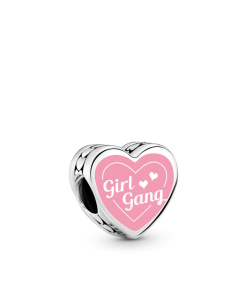 Engravable Girl Gang Heart Charm