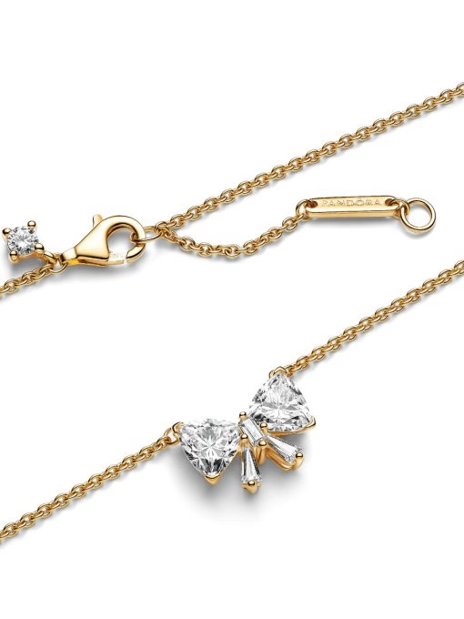 Sparkling Bow Necklace - Image 5