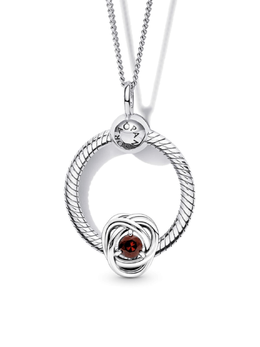 January Birthday Necklace Set