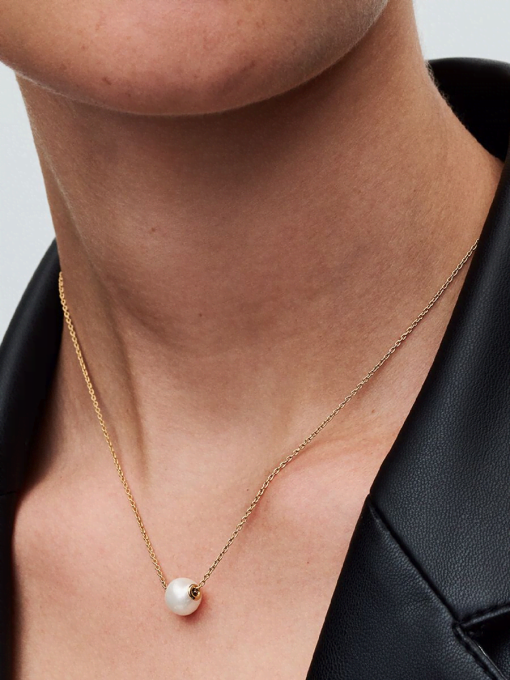 Treated Freshwater Cultured Pearl Collier Necklace - Image 2