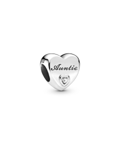 Auntie Love Heart Charm