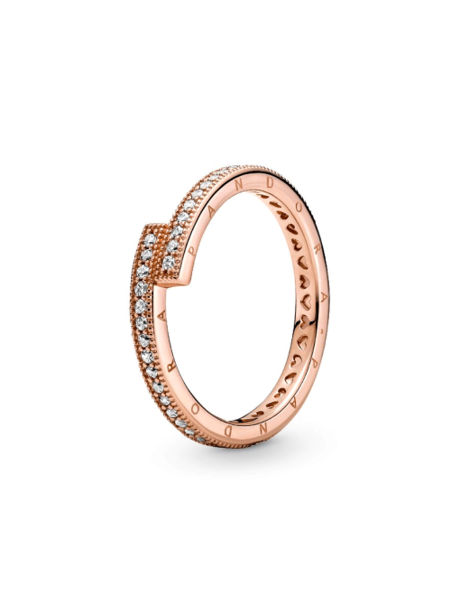 FINAL SALE - Sparkling Overlapping Ring - Image 3