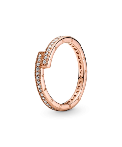 FINAL SALE - Sparkling Overlapping Ring