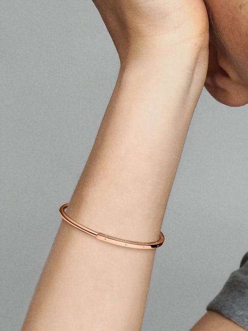 Pandora Signature I-D Open Bangle - Image 2