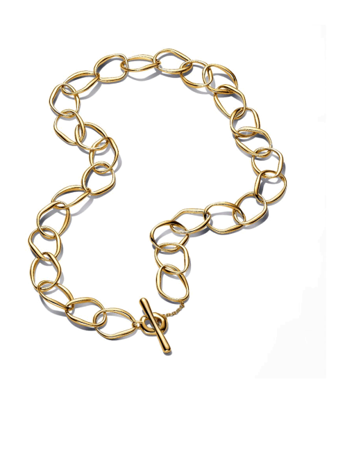 Organically Shaped Link Necklace - Image 3