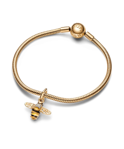 Sparkling Bee Charm Bracelet Set