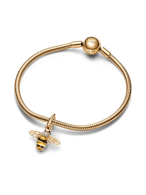 Sparkling Bee Charm Bracelet Set