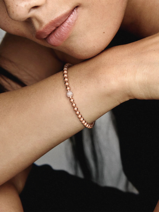 Beads & Pave Bracelet - Image 2