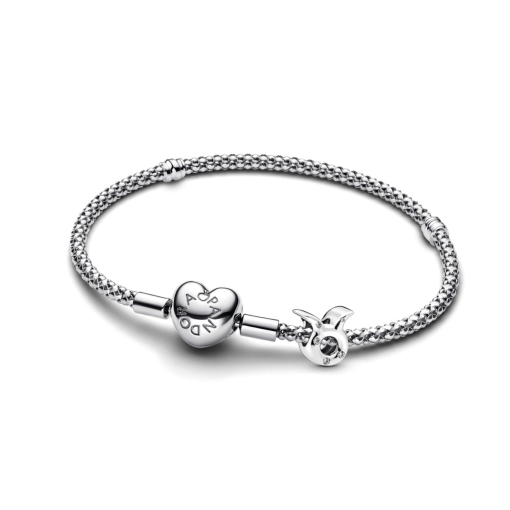 Taurus Zodiac Charm Studded Bracelet Set