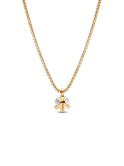 Pandora Nova 14k Gold Lab-grown Diamond Pendant Necklace - Image 4