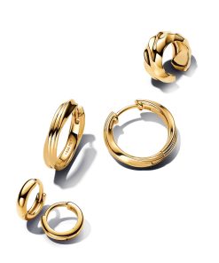 Twisted Hoop earring set