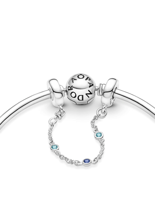 Triple Blue Stone Safety Chain - Image 6