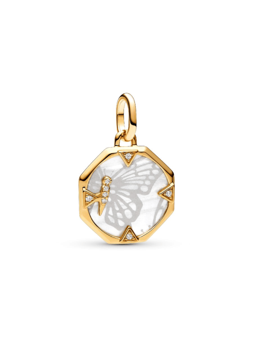 Pandora ME Pearlescent Butterfly Medallion Charm