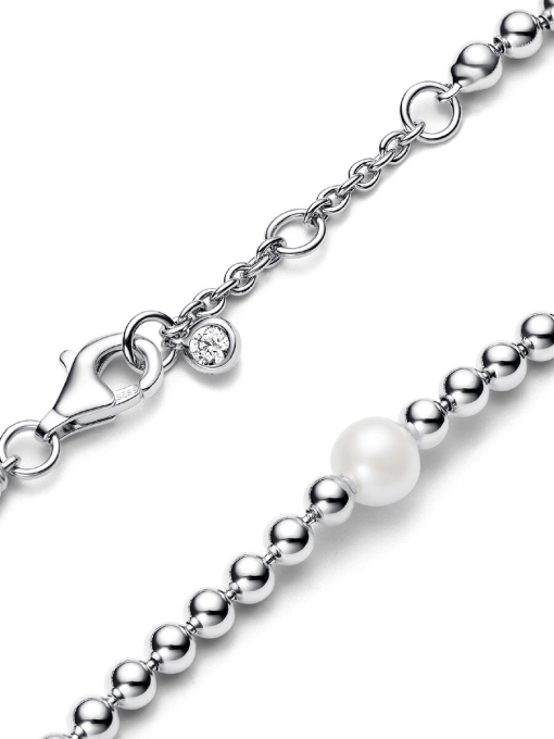 Treated Freshwater Cultured Pearl & Beads Bracelet - Image 5