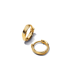 Twisted Huggie Earrings