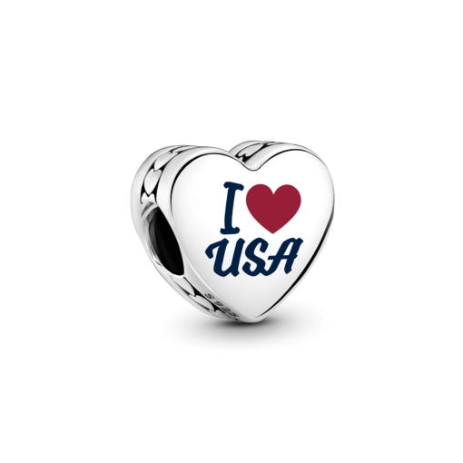 USA Heart Charm - Image 2