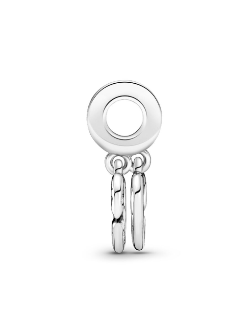 Linked Sister Hearts Split Dangle Charm - Image 7