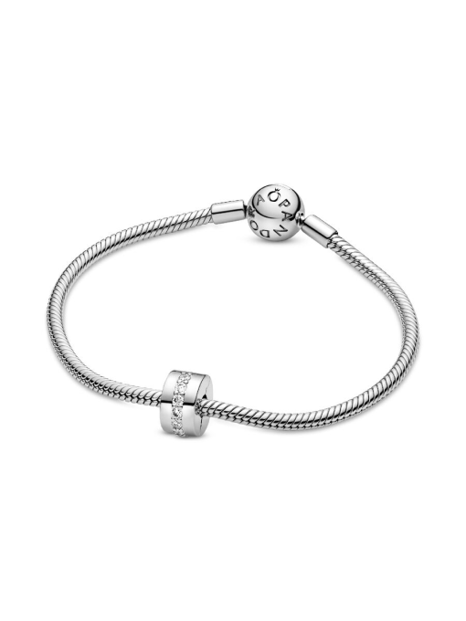 Clear Sparkling Row Clip Charm - Image 8