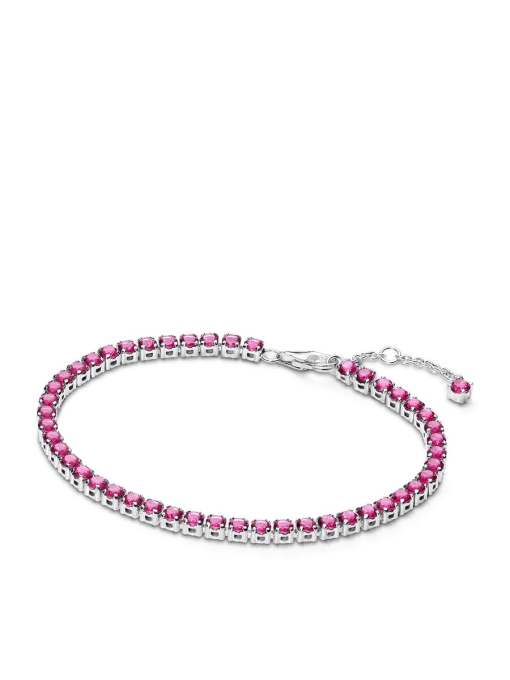 Sparkling Pink Tennis Bracelet - Image 3