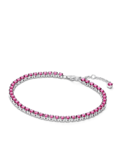 Sparkling Pink Tennis Bracelet