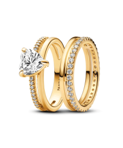 Double Devotion Ring Set