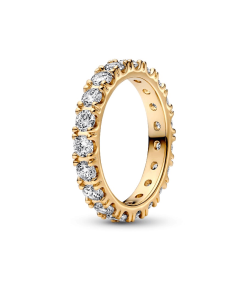 Sparkling Row Eternity Ring