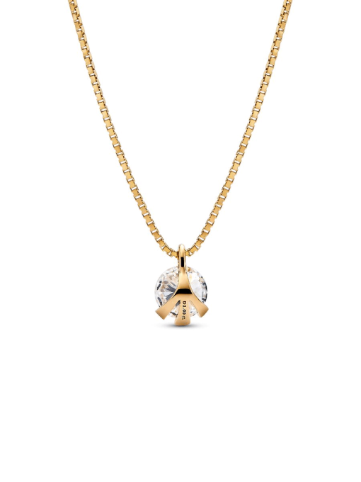 Pandora Nova 14k Gold Lab-grown Diamond Pendant Necklace - Image 4