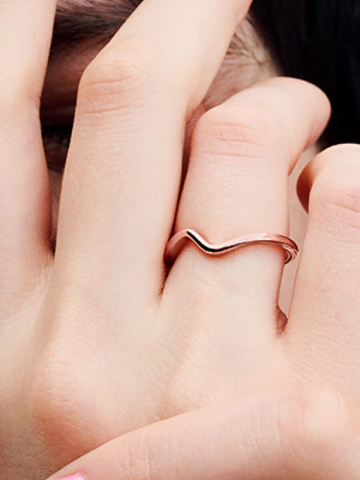 Polished Wave Ring - Image 2