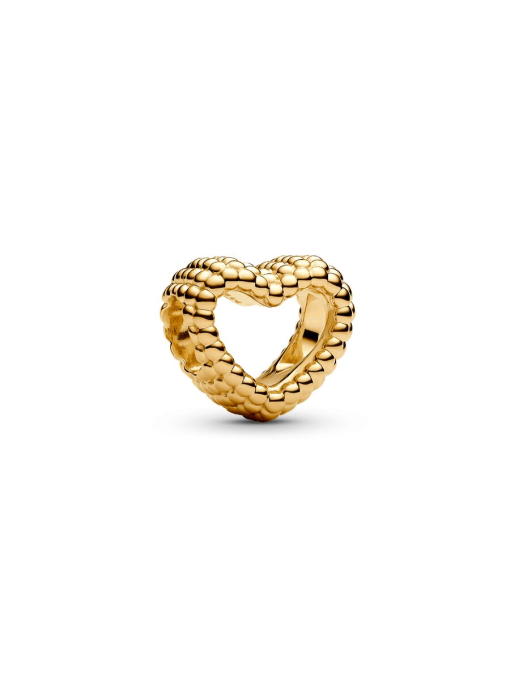 Beaded Open Heart Charm - Image 2