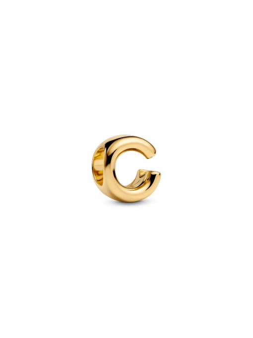 Letter C Charm Necklace - Image 3