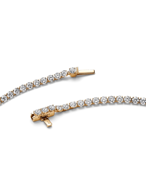 Pandora Era 14k Gold Lab-grown Diamond Tennis Bracelet - Image 4