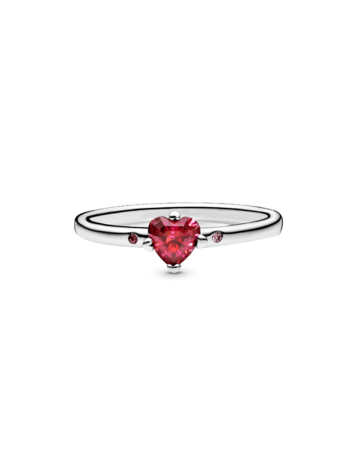 Sparkling Red Heart Ring - Image 5