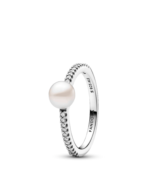 Treated Freshwater Cultured Pearl Ring Band Set - Image 4