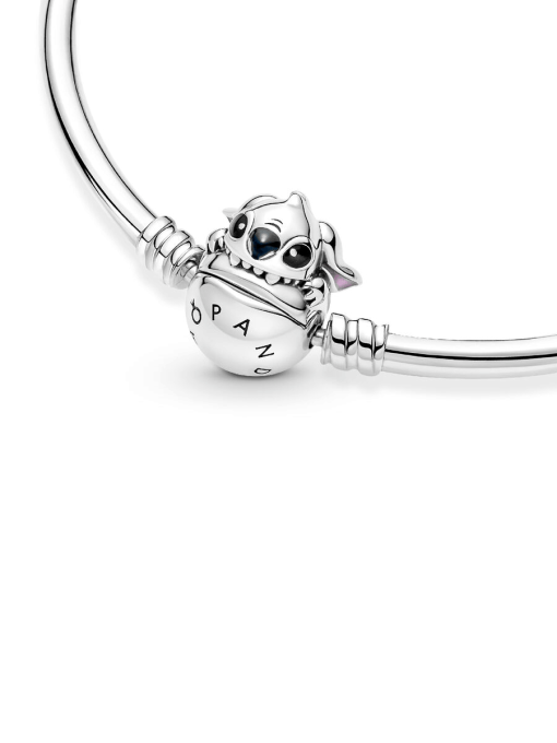 Pandora Moments Disney Stitch Biting Clasp Bangle - Image 7