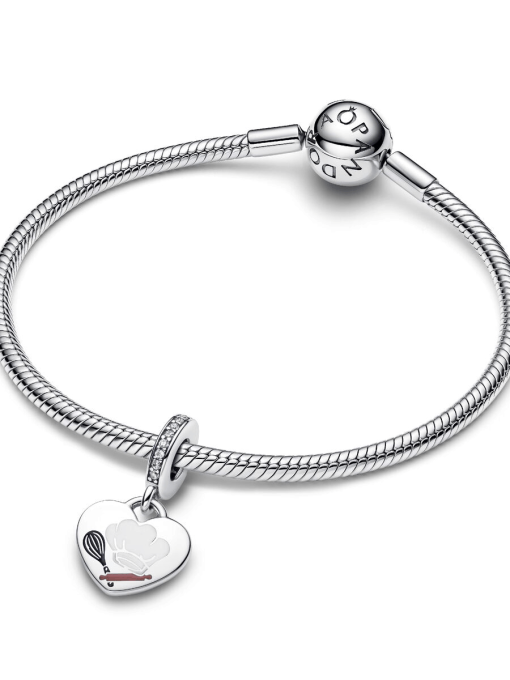 Engravable Baking Tools Heart Dangle Charm - Image 3