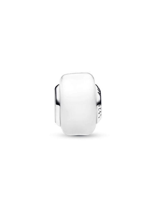 White Mini Murano Glass Charm - Image 7