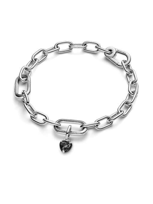 Pandora ME Black Chakra Heart Mini Dangle Charm - Image 7