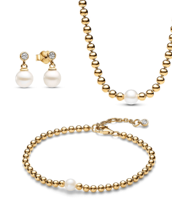 Treated Freshwater Cultured Pearl & Beads Jewelry Set