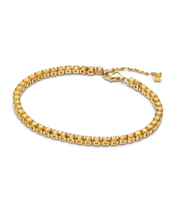 Sparkling Yellow Tennis Bracelet