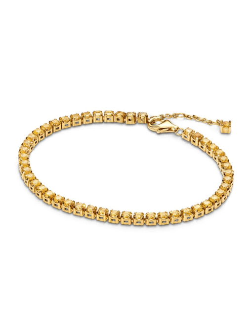 Sparkling Yellow Tennis Bracelet