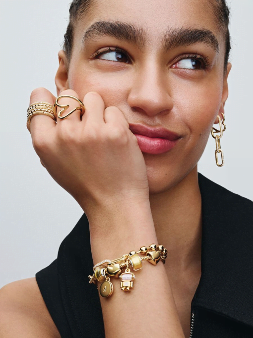 Pandora ME Metal Bead & Link Chain Bracelet - Image 6