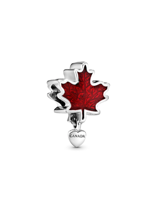 Canada Red Maple Leaf Charm - Image 3