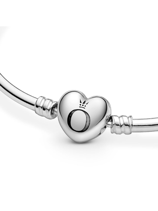 Pandora Moments Heart Clasp Bangle - Image 7