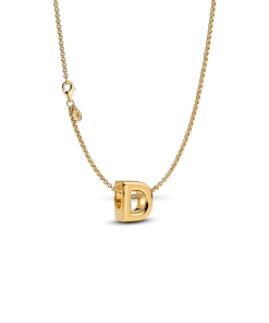 Letter D Charm Necklace
