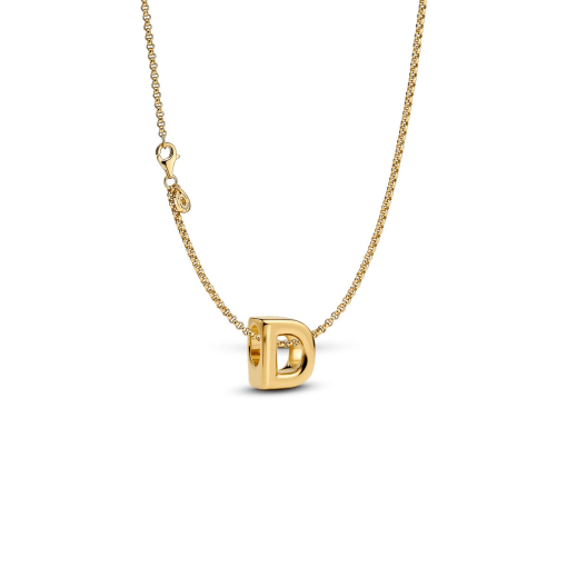 Letter D Charm Necklace