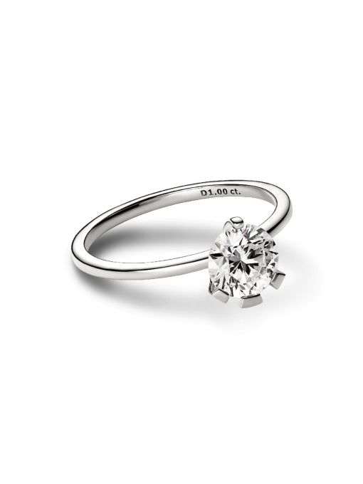 Pandora Nova 14k White Gold Lab-grown Diamond Ring - Image 4