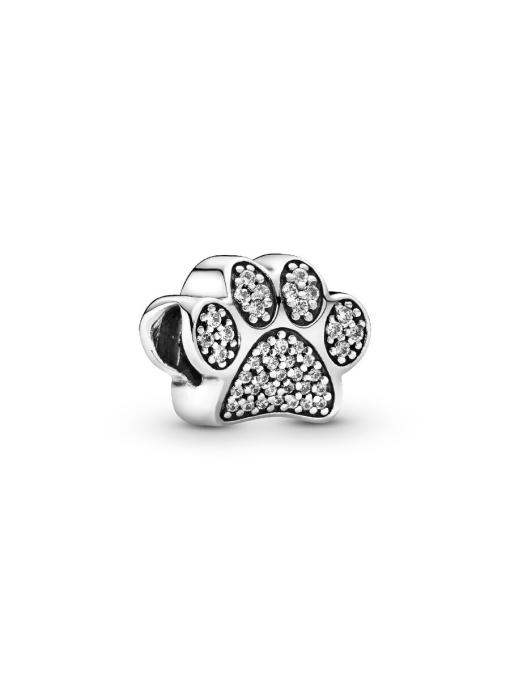 Sparkling Paw Print Charm - Image 3